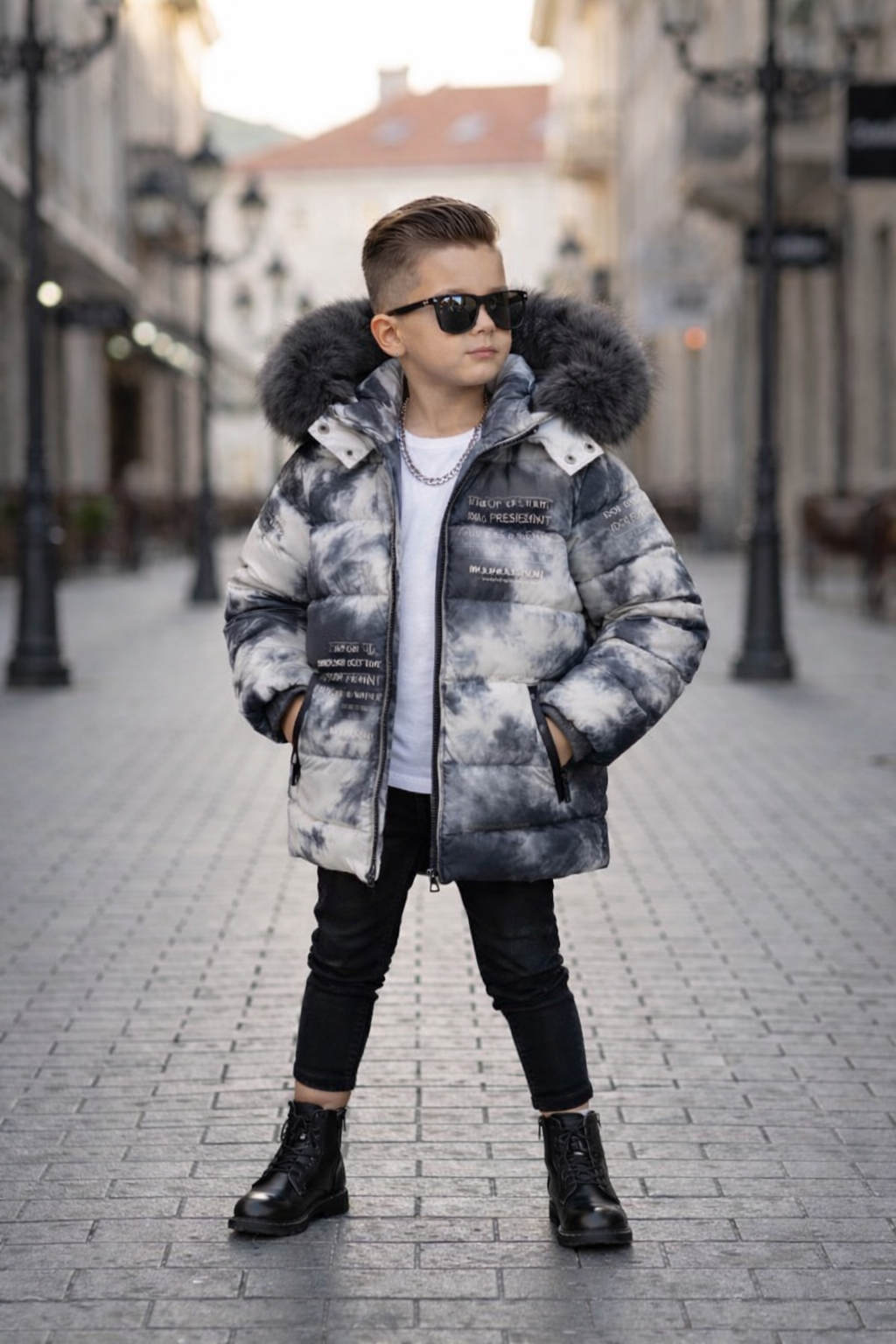 Geaca de Iarna, Imblanita, pentru Baieti, Alexander