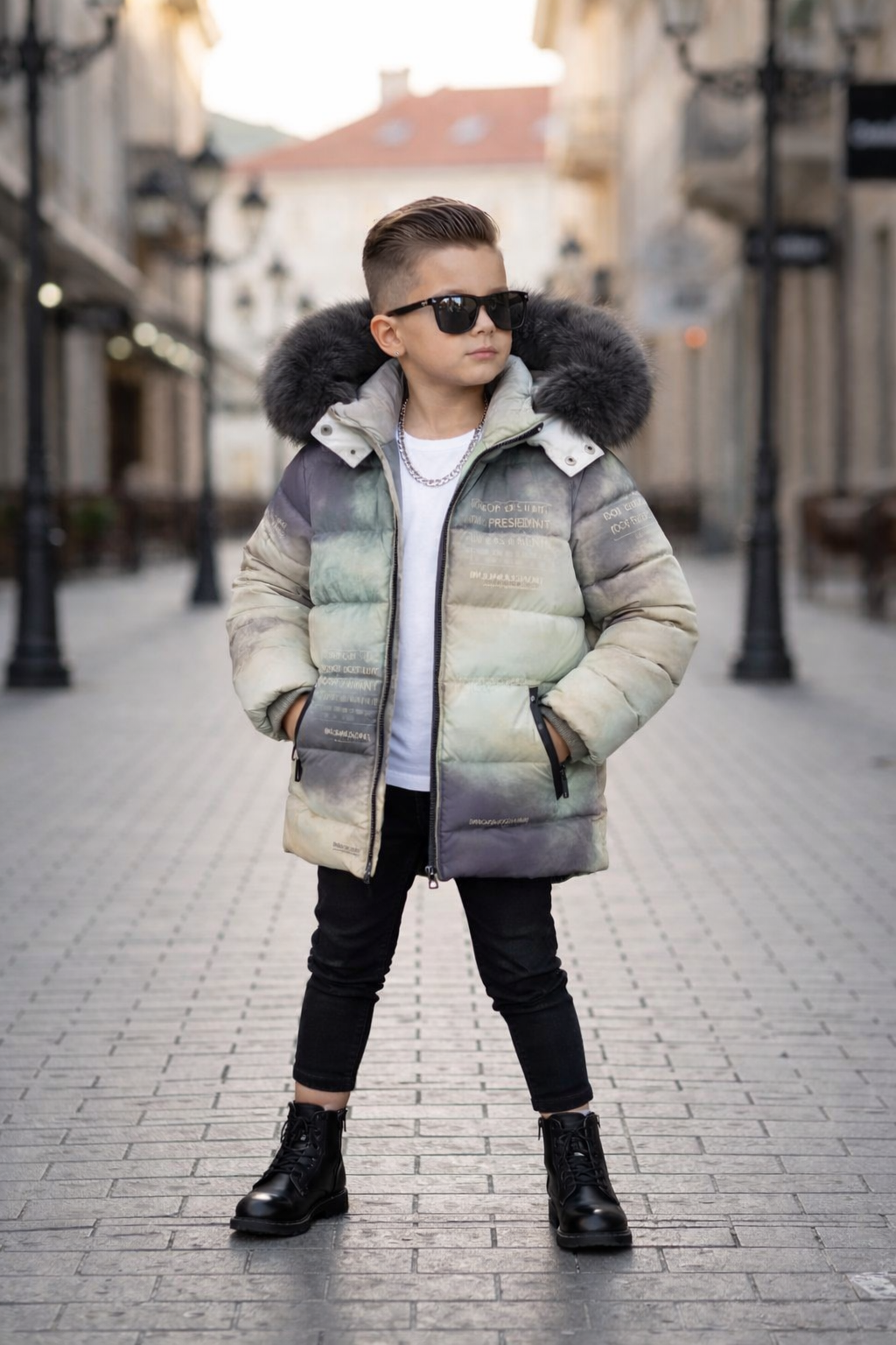 Geaca de Iarna, Imblanita, pentru Baieti, Alexander