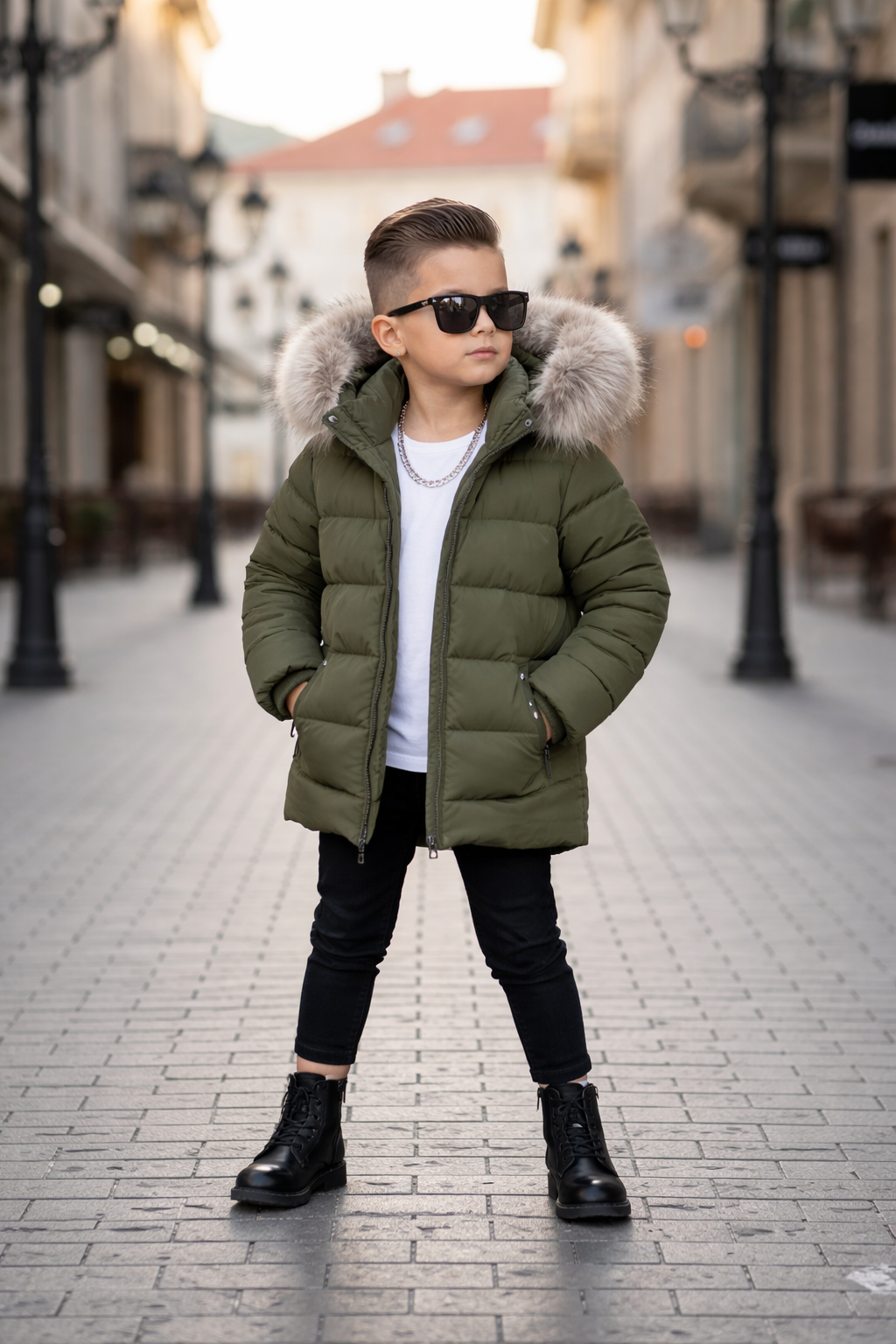 Geaca de Iarna, Imblanita, pentru Baieti, Mathias