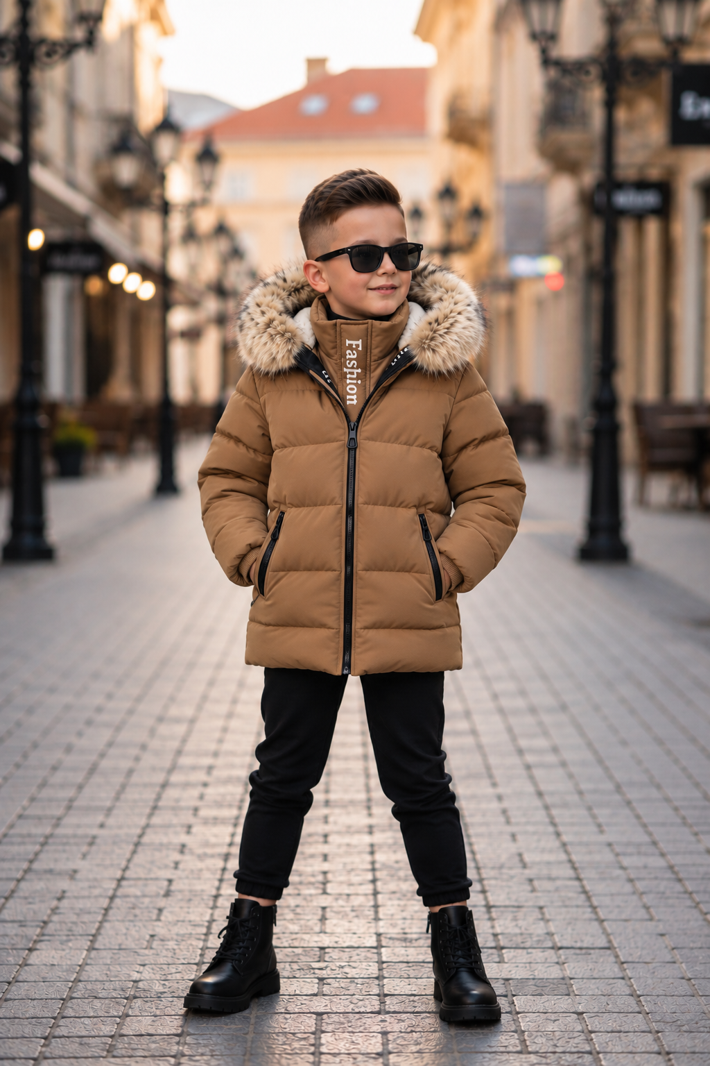Geaca de Iarna, Imblanita, pentru Baieti, Matei