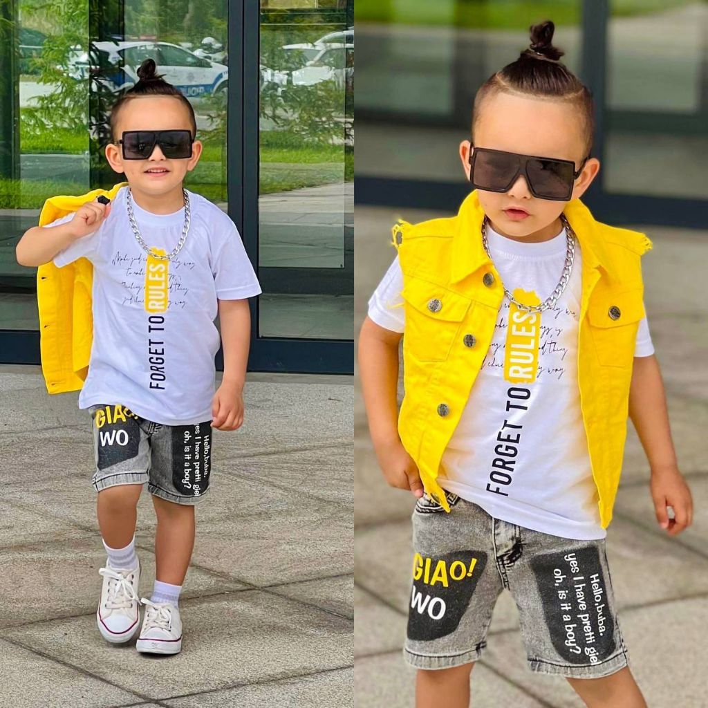 Set 3 Piese Baieti Forget to Rules