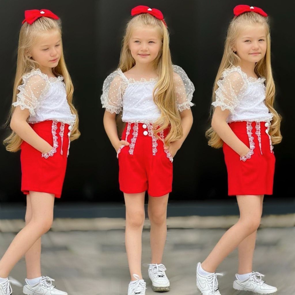 Set Fetite cu Pantaloni Scurti Sara