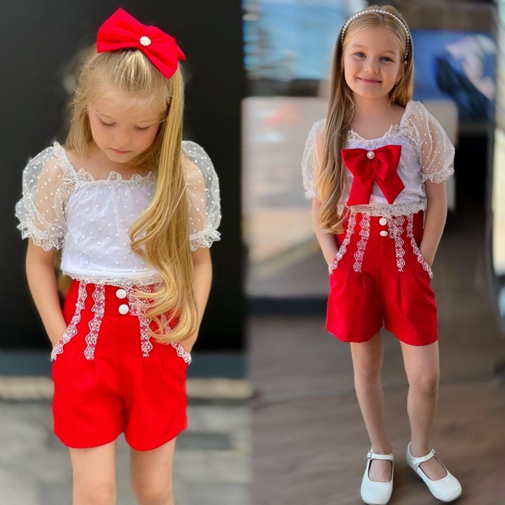 Set Fetite cu Pantaloni Scurti Sara