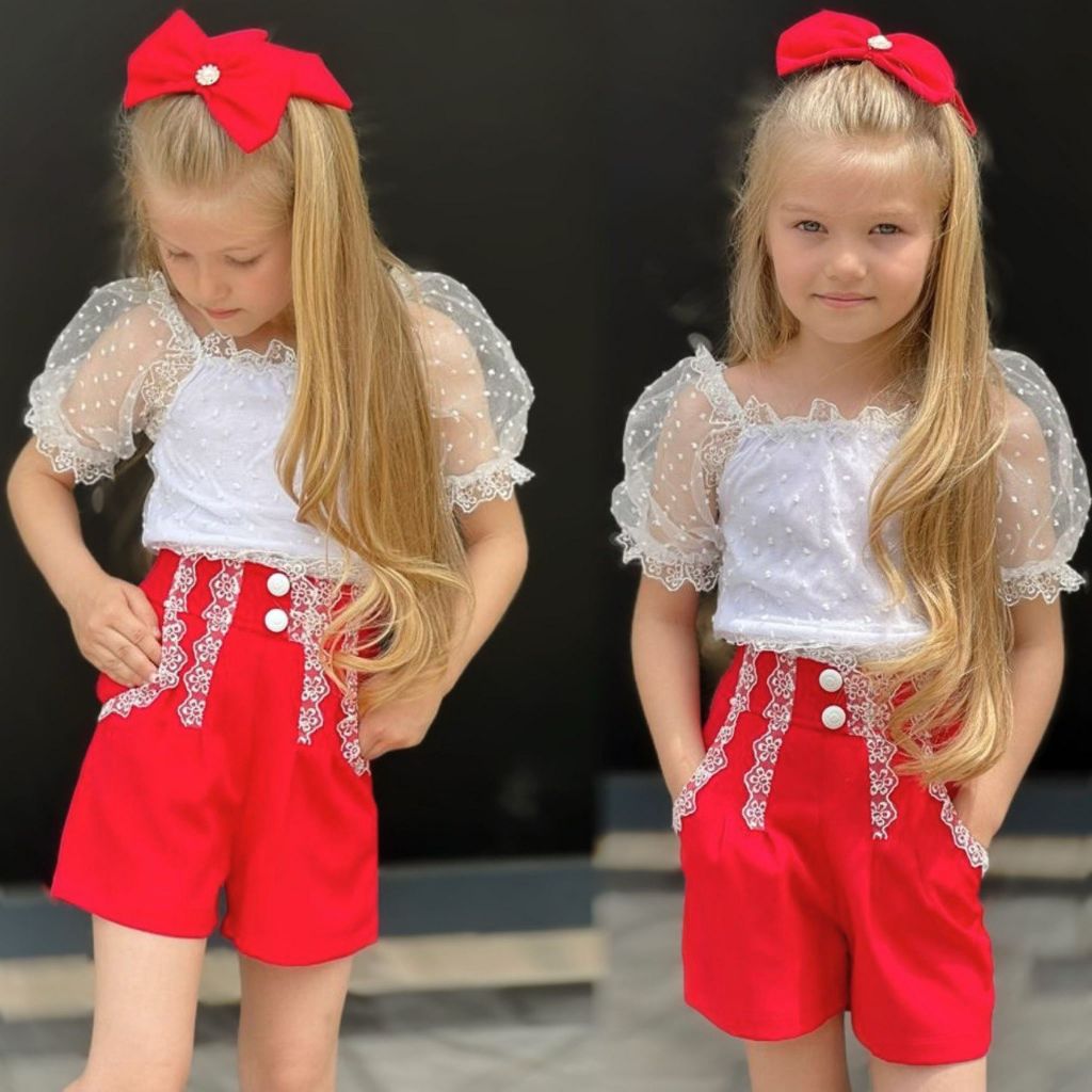 Set Fetite cu Pantaloni Scurti Sara