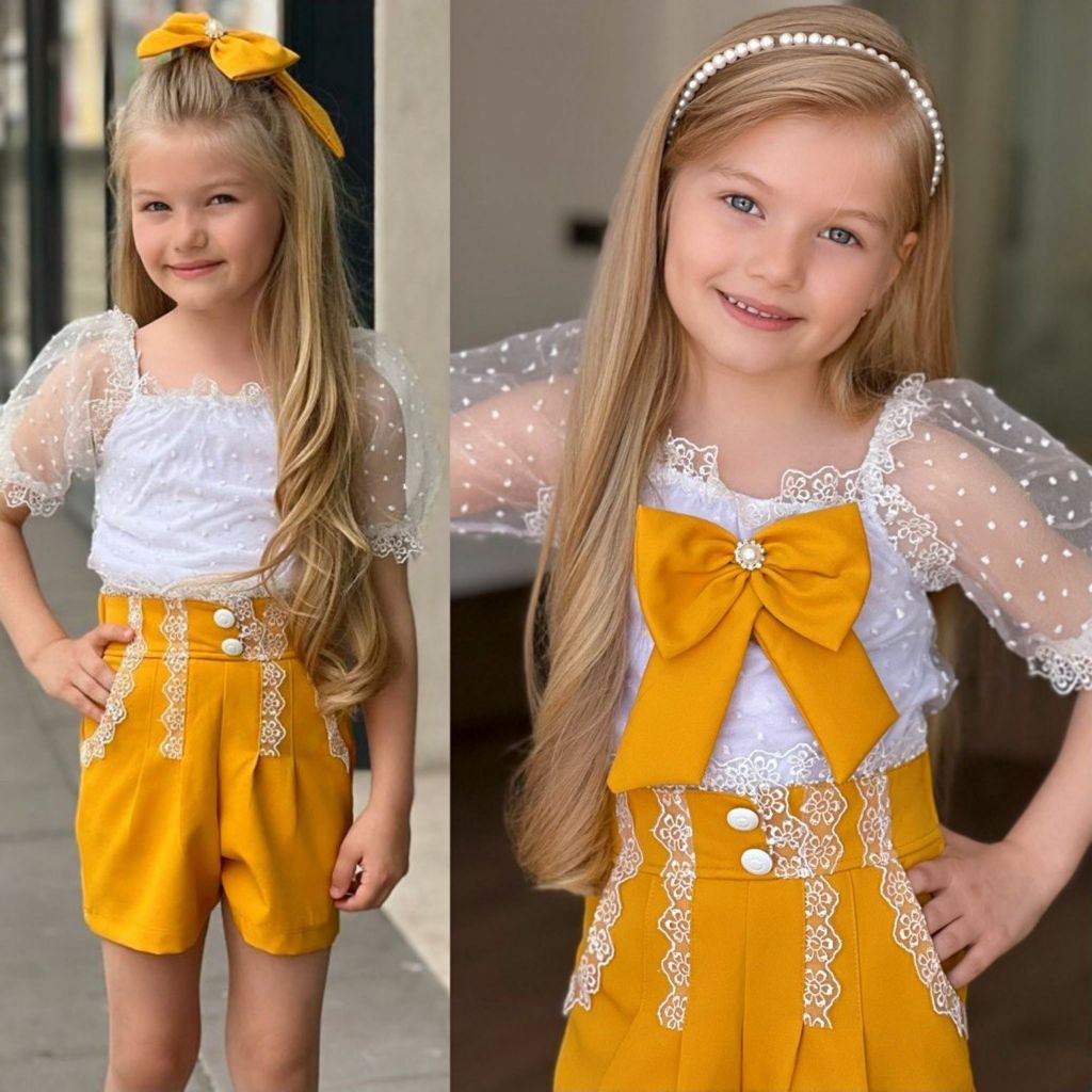 Set Fetite cu Pantaloni Scurti Sara