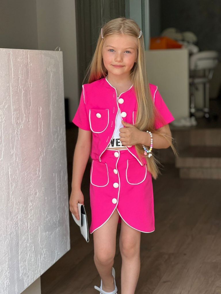 Set Fucsia pentru Fetite Raluca