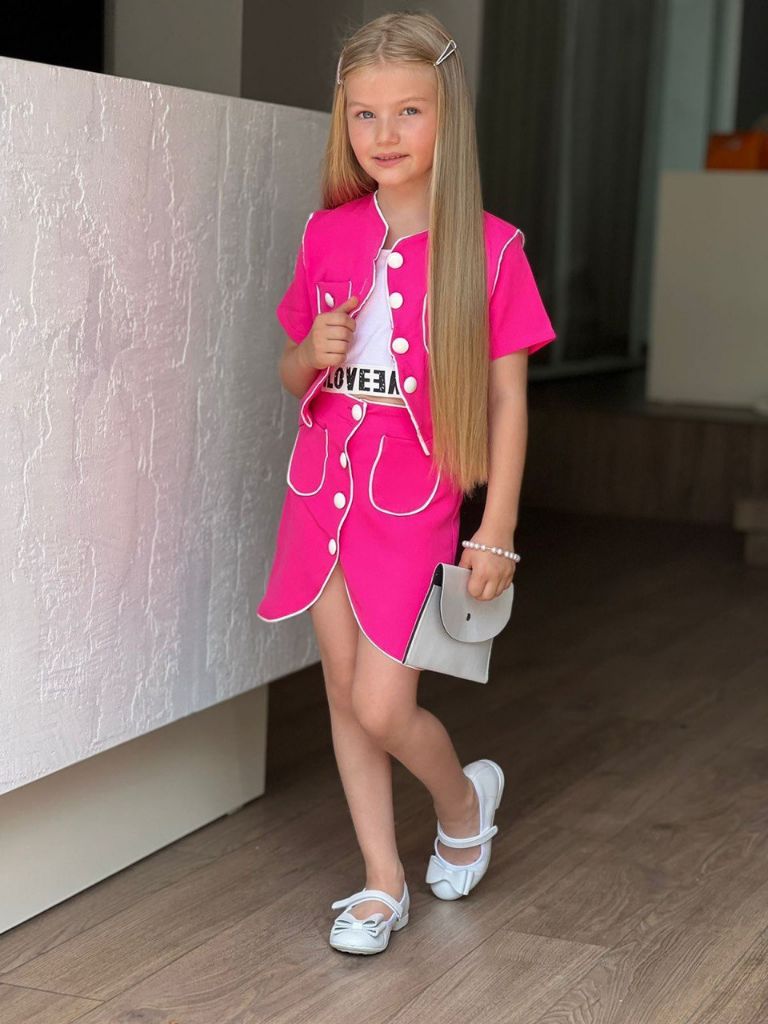 Set Fucsia pentru Fetite Raluca