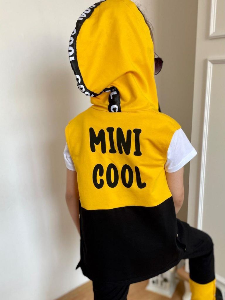 Trening din Bumbac, pentru Baieti, cu Vesta, Minicool