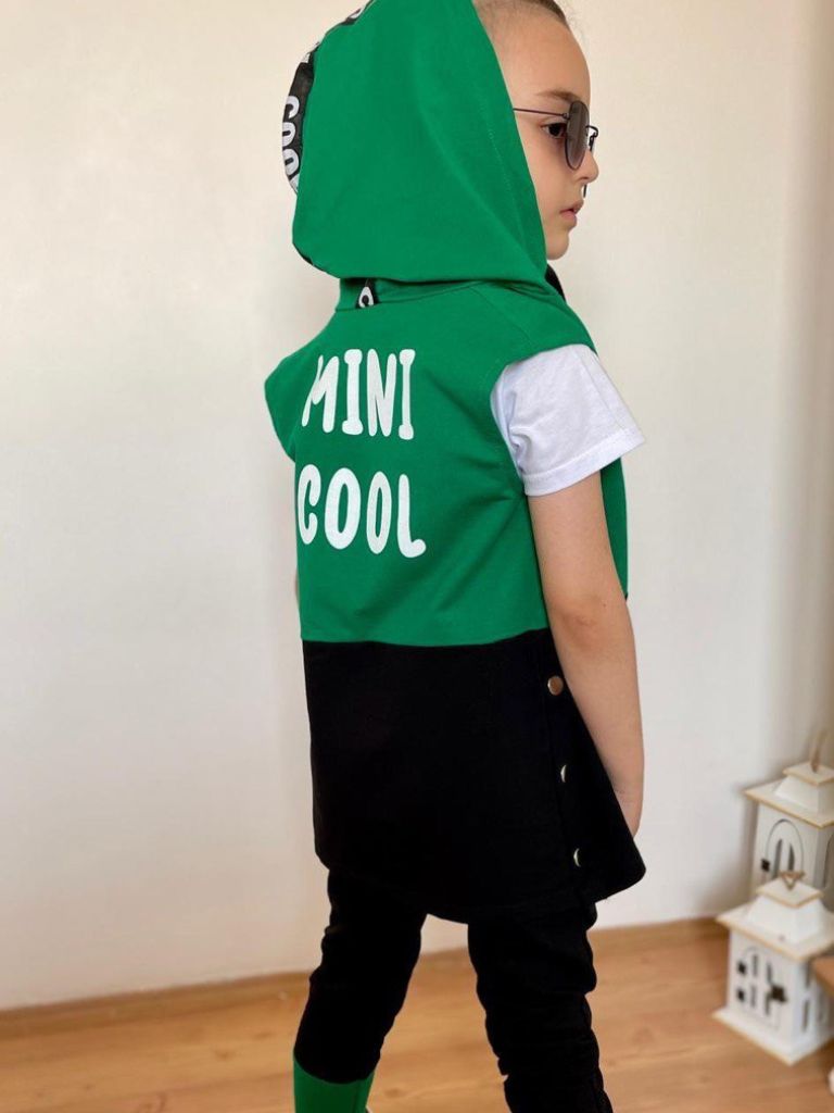 Trening din Bumbac, pentru Baieti, cu Vesta, Minicool