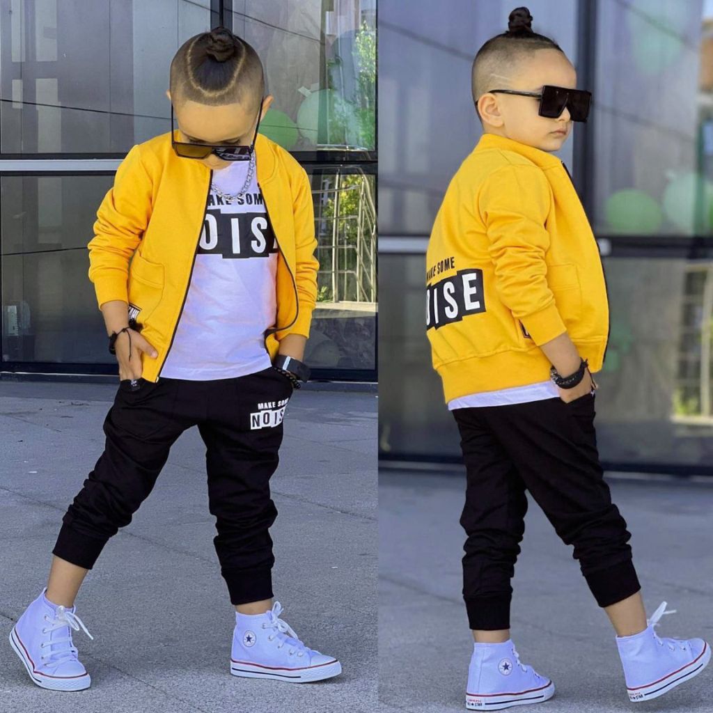 Trening pentru Baieti, 3 piese, din Bumbac, NOISE