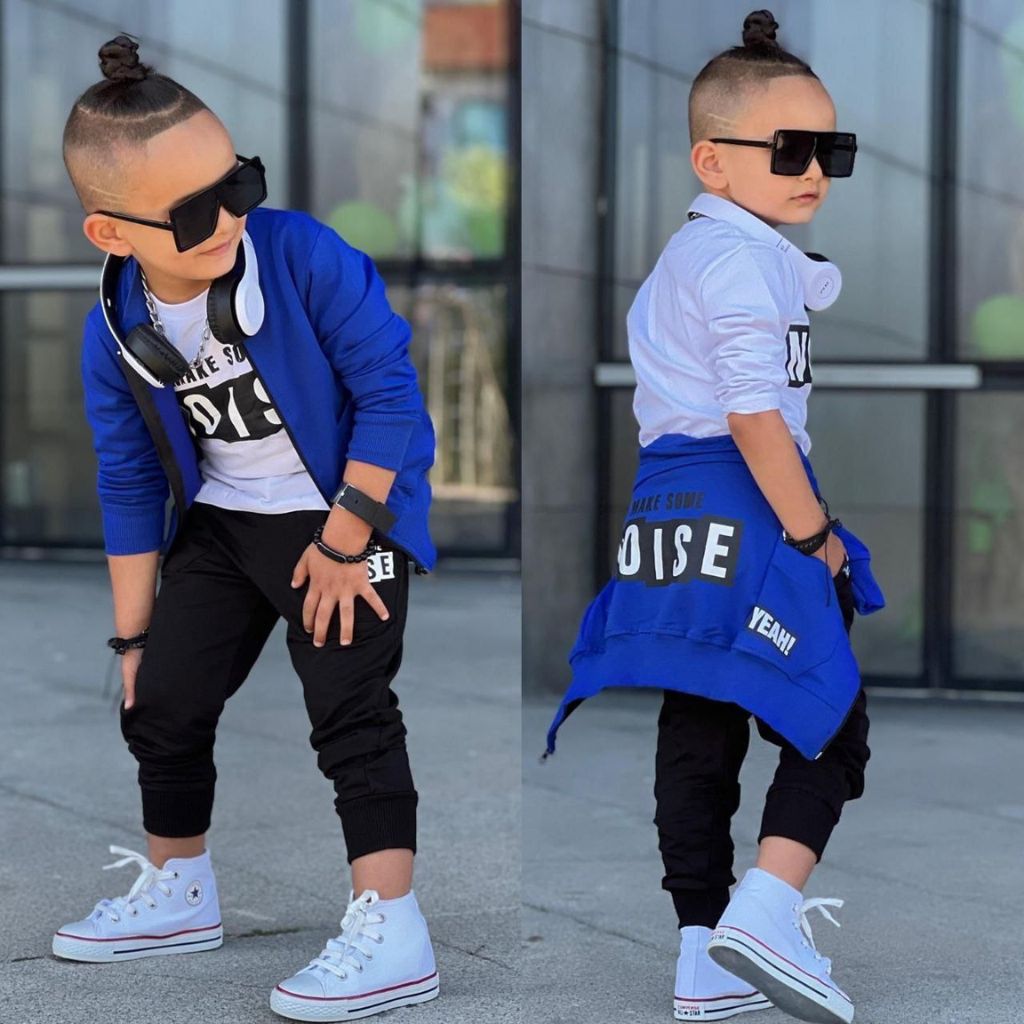 Trening pentru Baieti, 3 piese, din Bumbac, NOISE