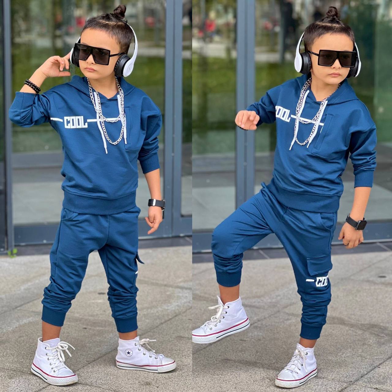 Trening pentru Baieti, din Bumbac, 2 piese, COOL
