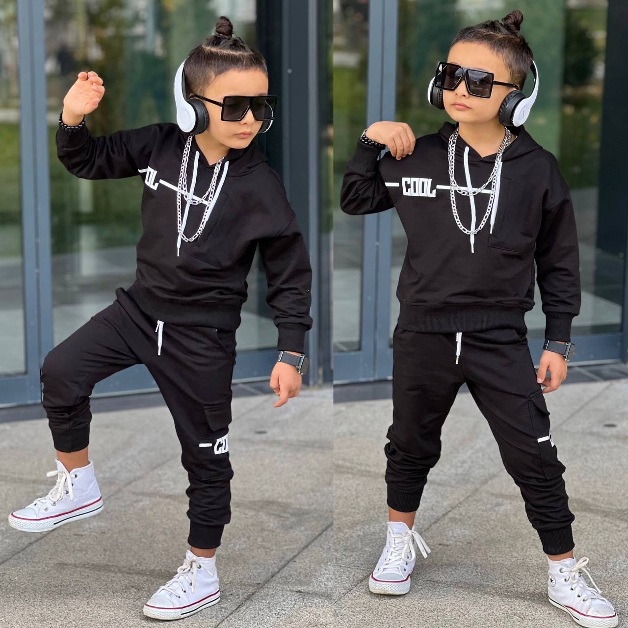 Trening pentru Baieti, din Bumbac, 2 piese, COOL