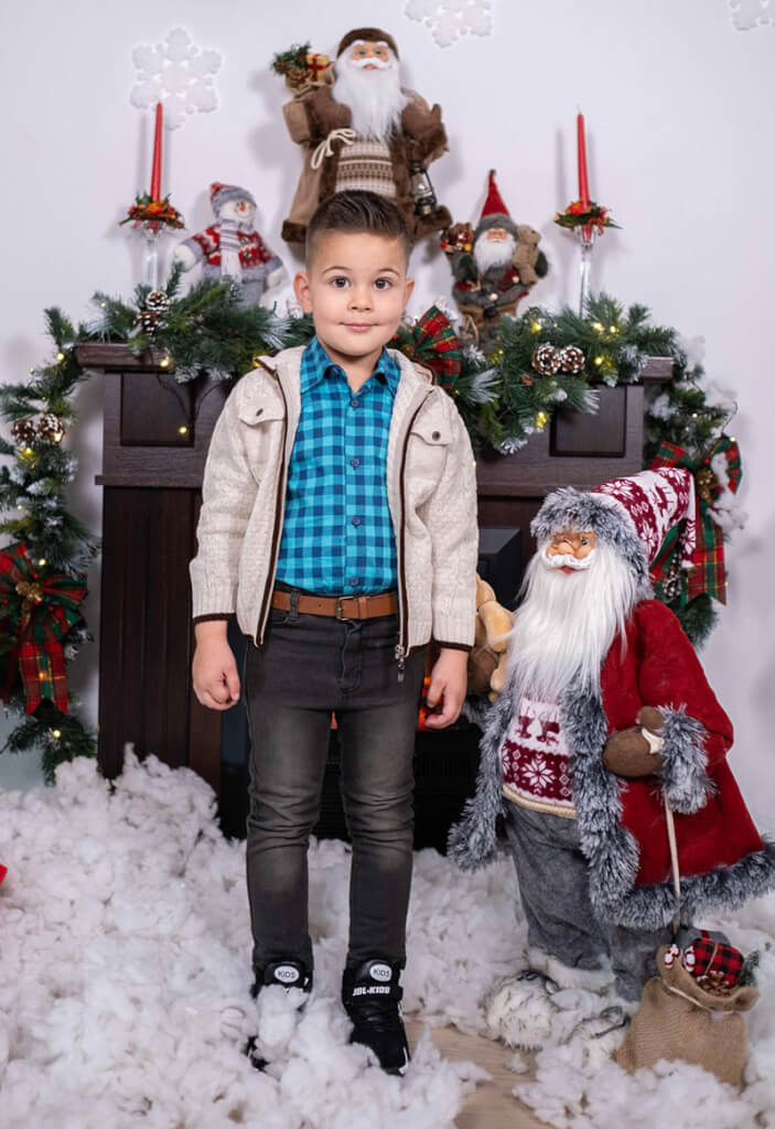 Set 3 piese baieti (pantaloni, camasa si pulover cu fermoar)