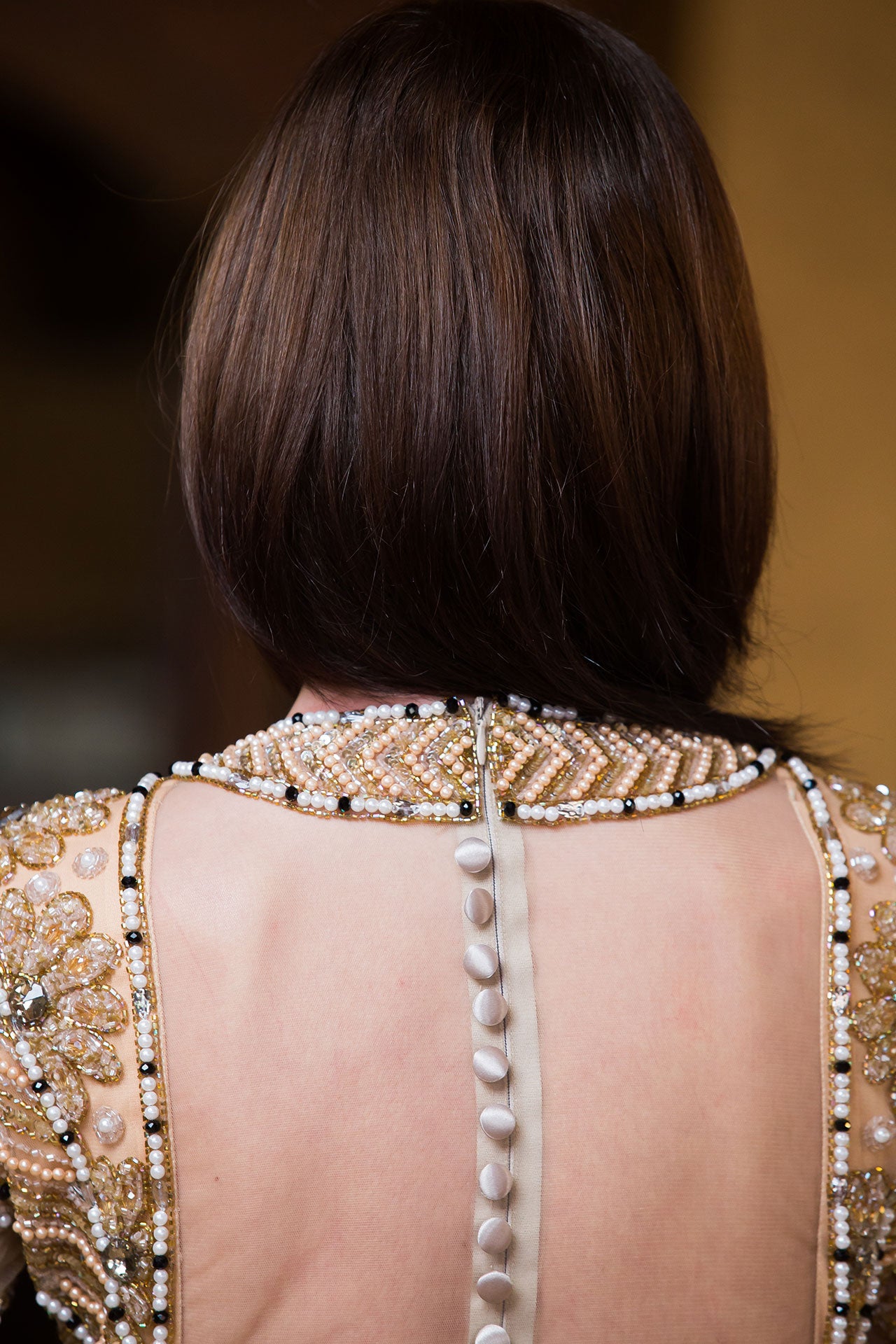 Rochiță unicat Malvera Luxury aurie cu cordon