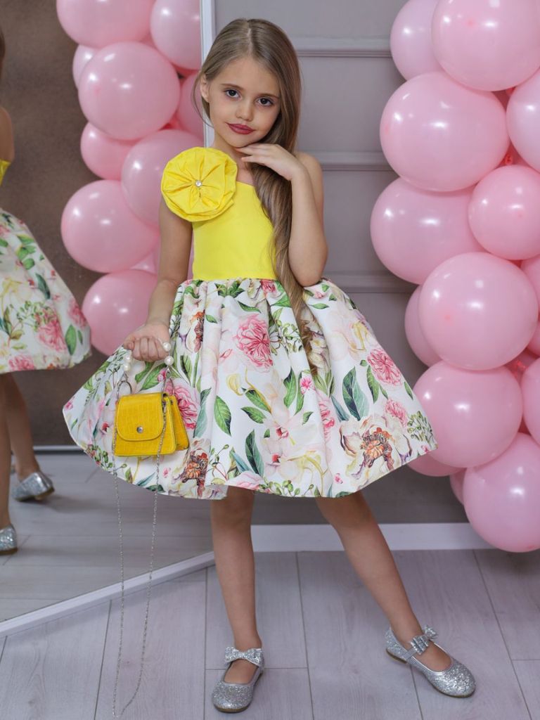 Rochie cu Posetuta Belle Flowers