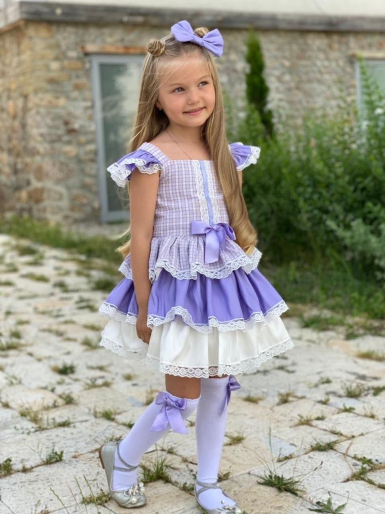 Rochita Mov pentru Fetite Christa