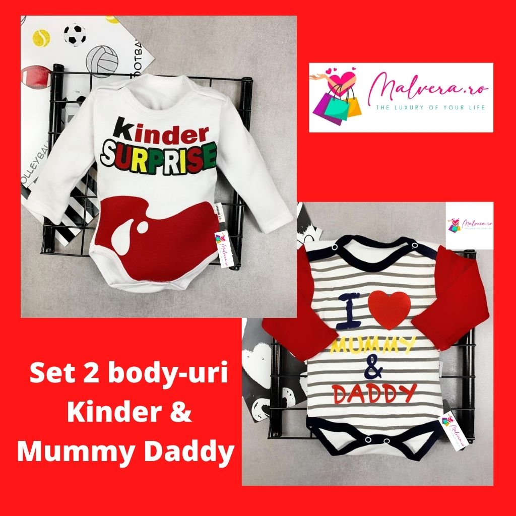 Set 2 body-uri Kinder Mummy Daddy