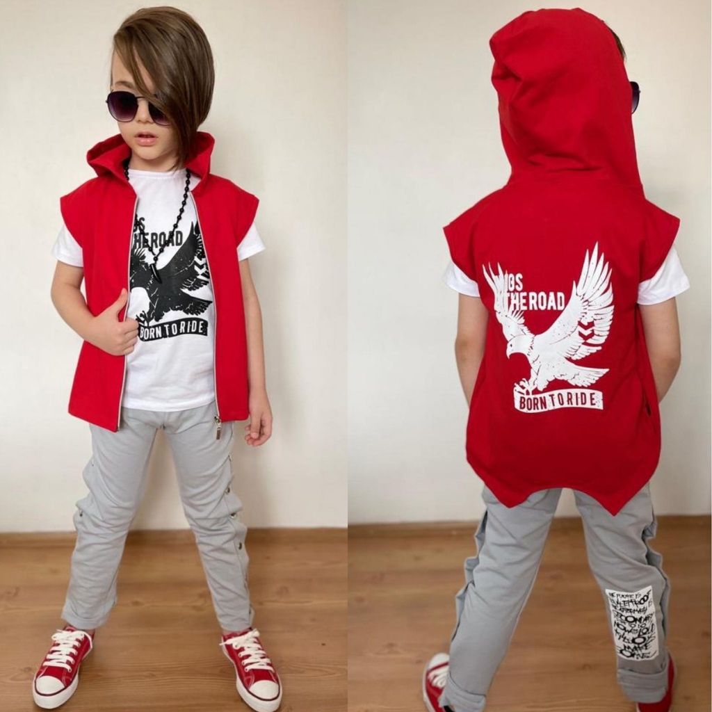 Set 3 Piese Baieti Born to Ride