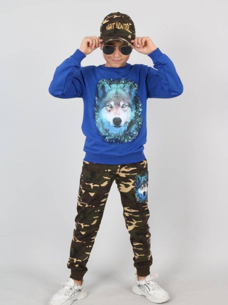 Set 3 Piese pentru Baieti Night Hunter Army