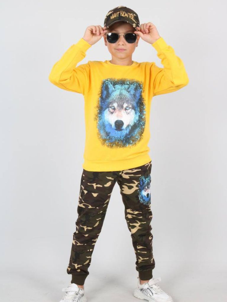 Set 3 Piese pentru Baieti Night Hunter Army