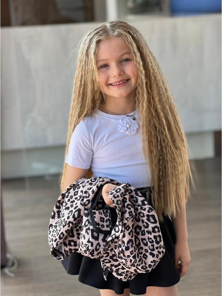 Set 5 piese cu jacheta Animal Print