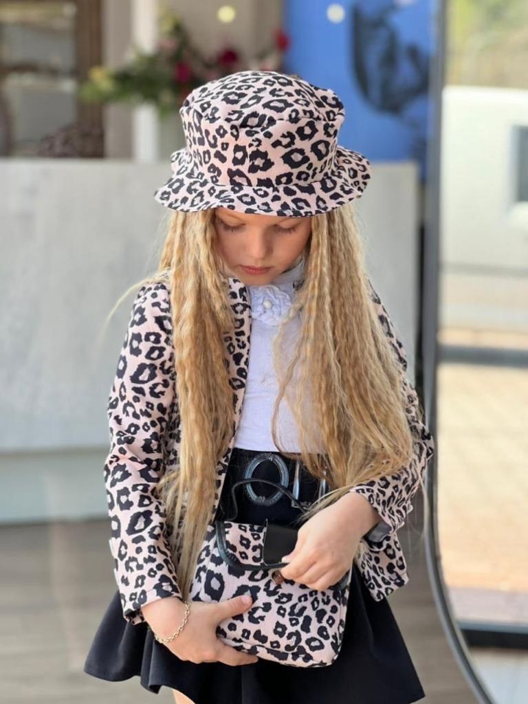 Set 5 piese cu jacheta Animal Print