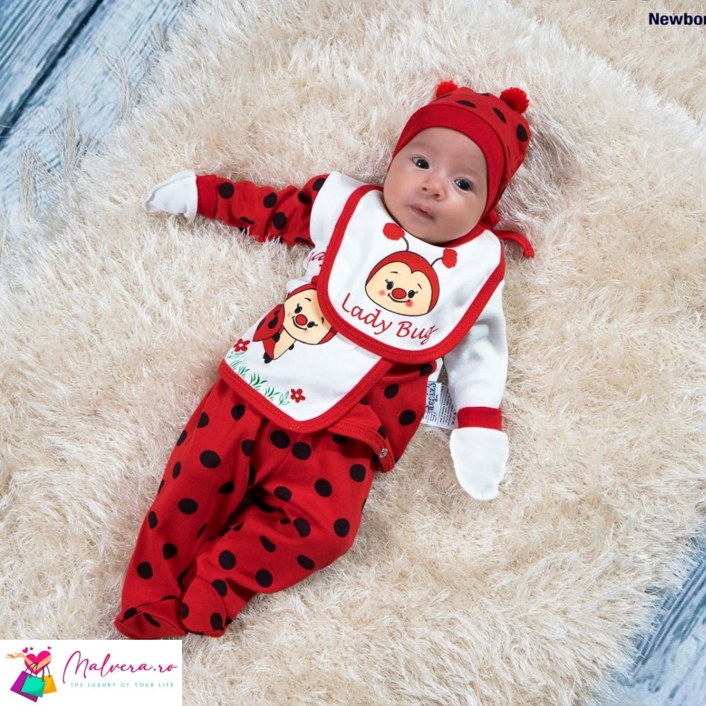 Set 5 Piese Nou Nascuti Lady Bug
