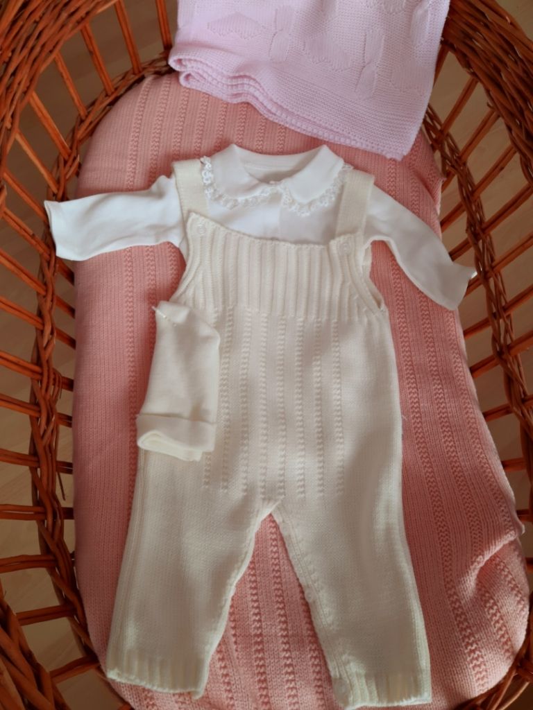 Set botez cadou 4 piese pentru fetite