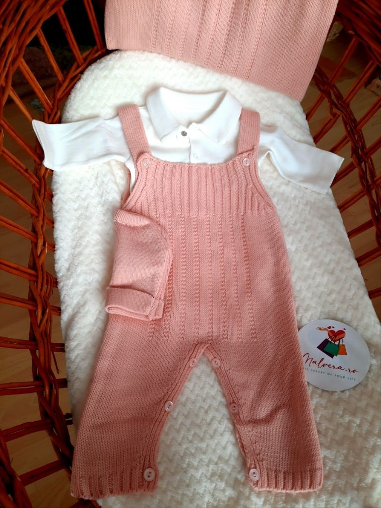 Set botez cadou 4 piese pentru fetite