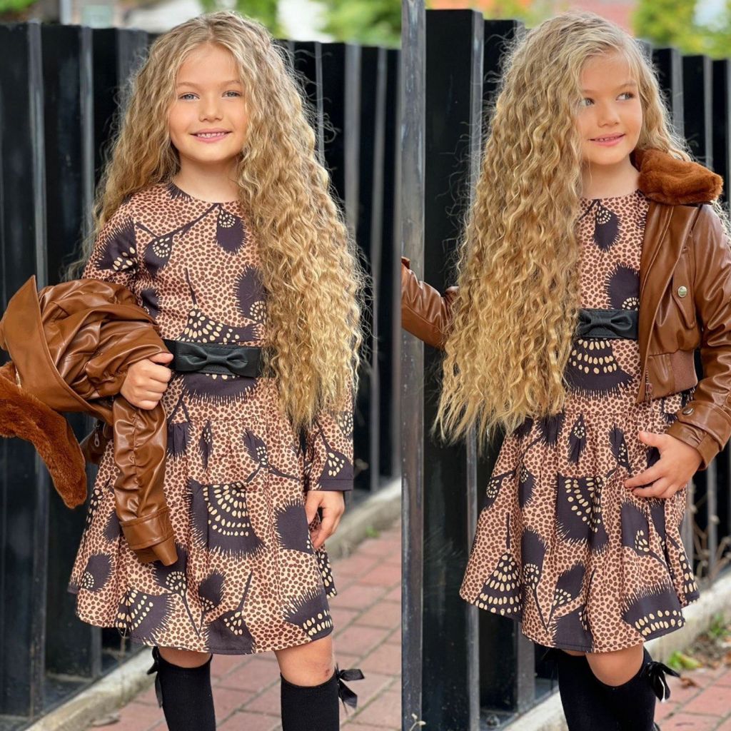 Set Rochita si Geaca Piele Melissa