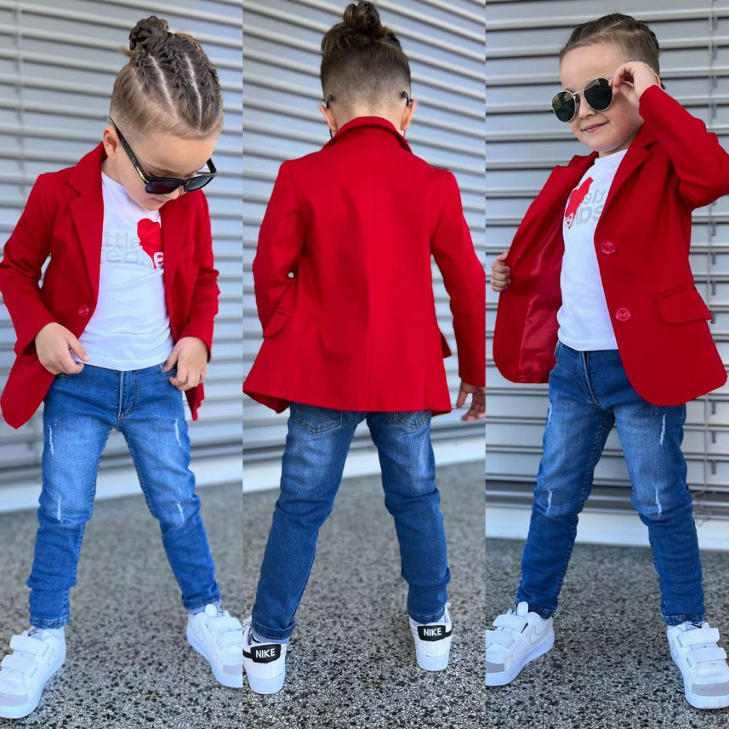 Set Rosu 3 piese Baieti Little Breaker