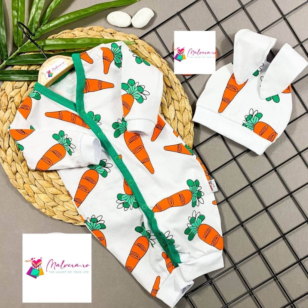 Set Salopeta si Caciulita Carrots