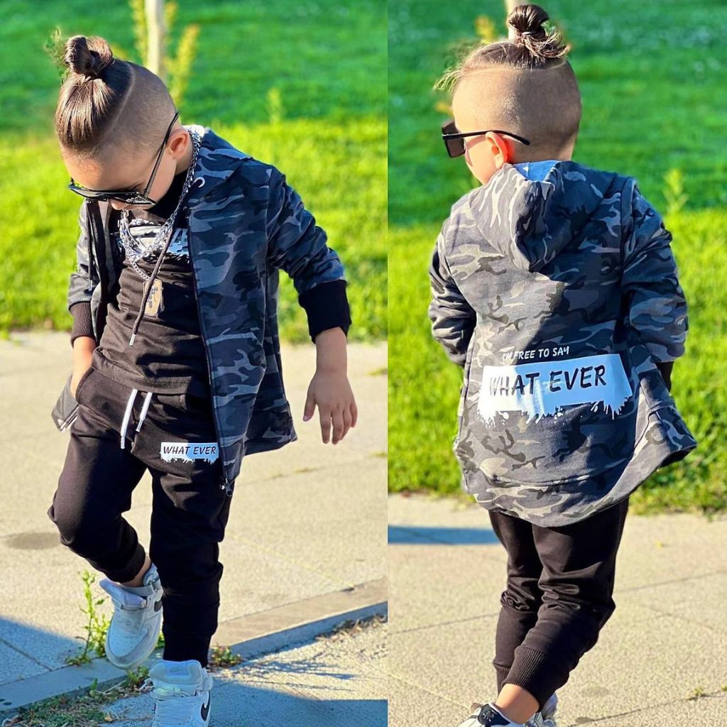 Trening pentru Baieti, 3 piese, din Bumbac, What Ever