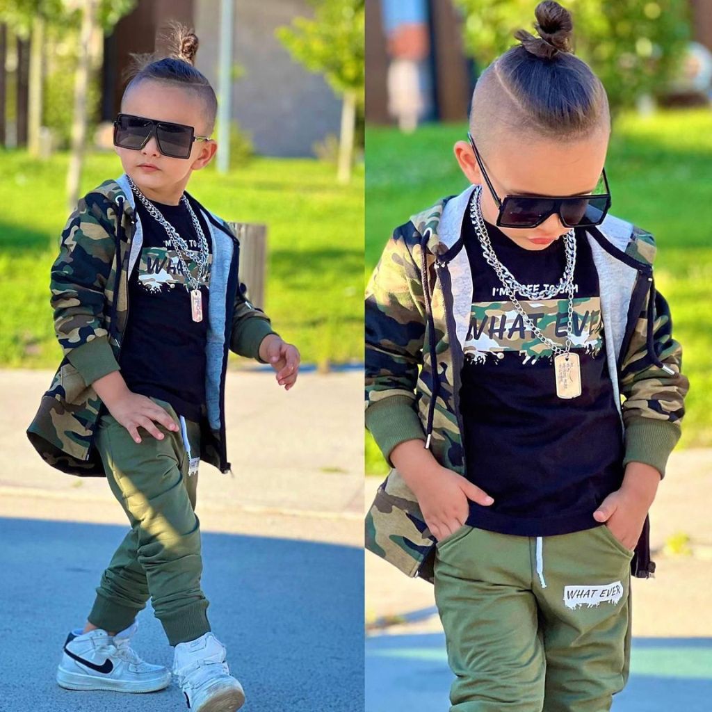 Trening pentru Baieti, 3 piese, din Bumbac, What Ever