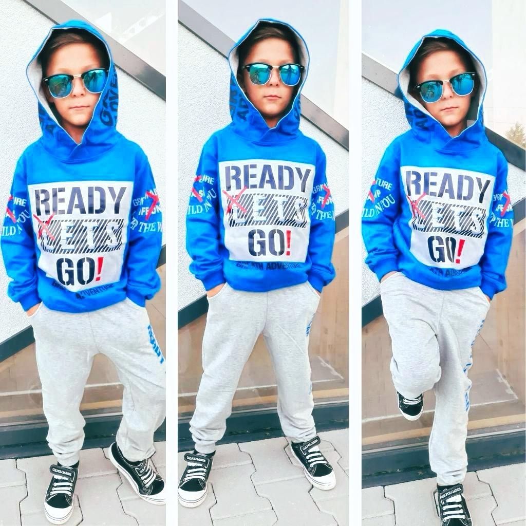 Trening Bumbac Baieti Ready Lets Go