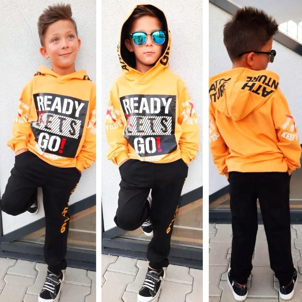 Trening Bumbac Baieti Ready Lets Go