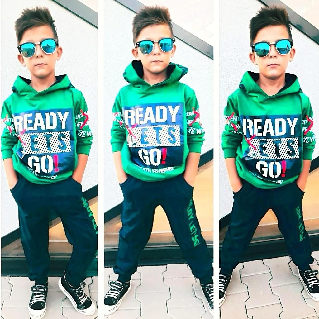 Trening Bumbac Baieti Ready Lets Go