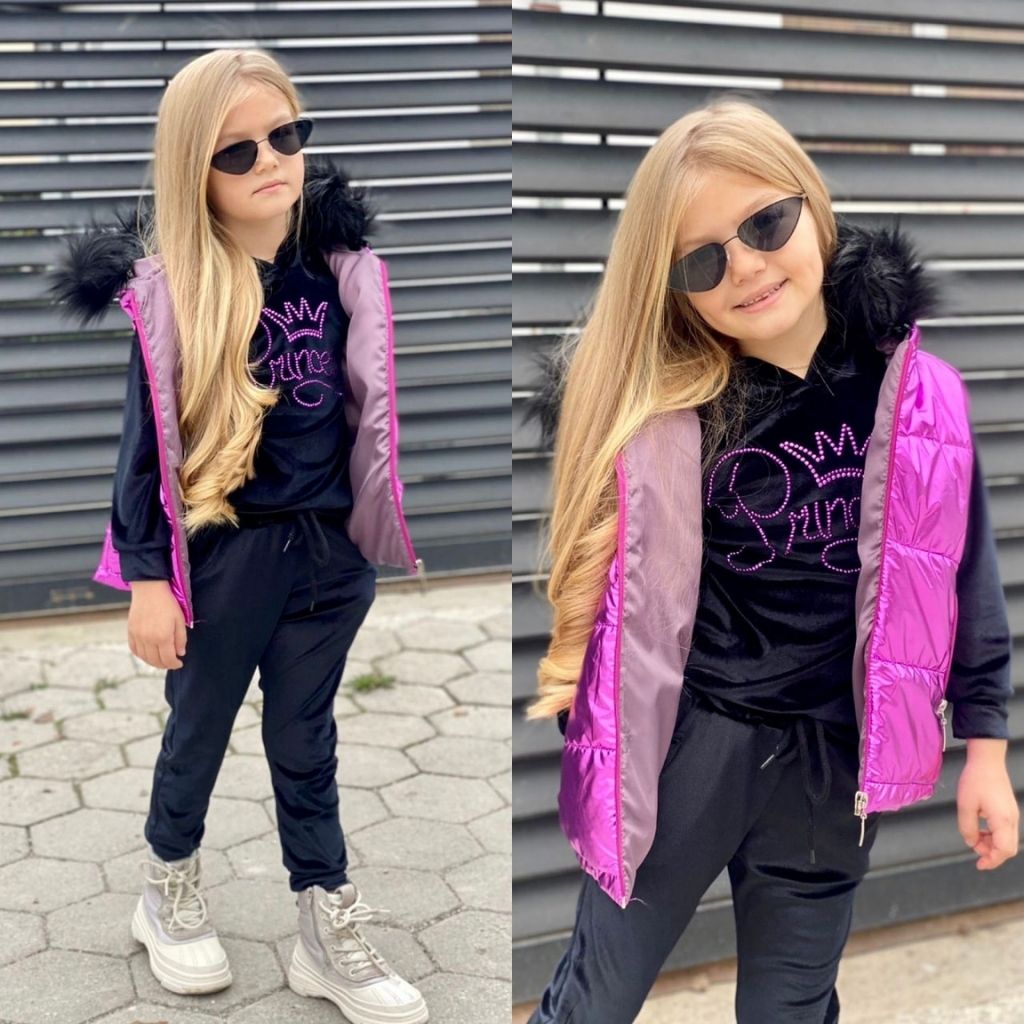 Trening Fetite 3 Piese cu Vesta Princess