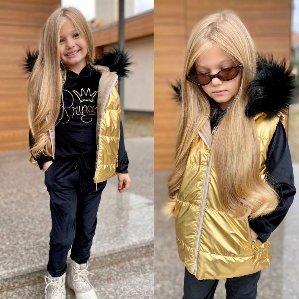 Trening Fetite 3 Piese cu Vesta Princess