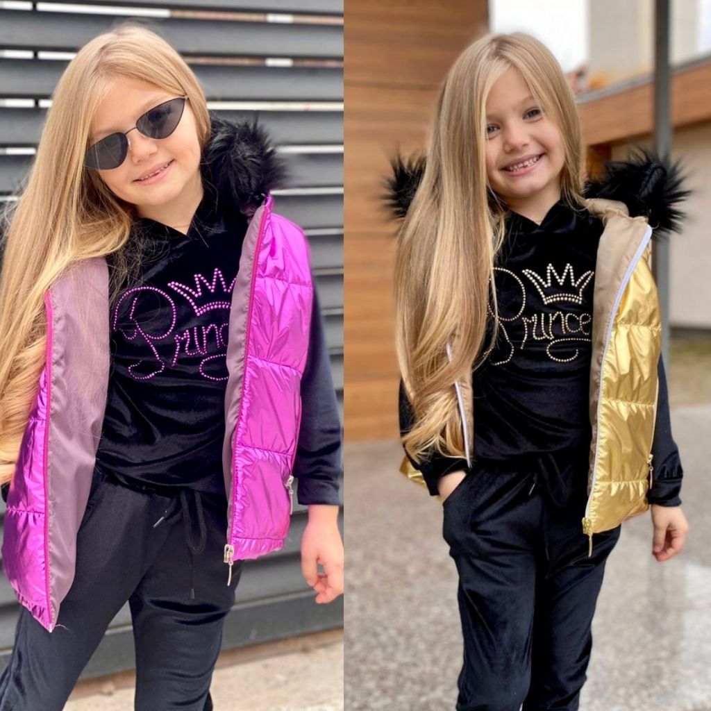 Trening Fetite 3 Piese cu Vesta Princess