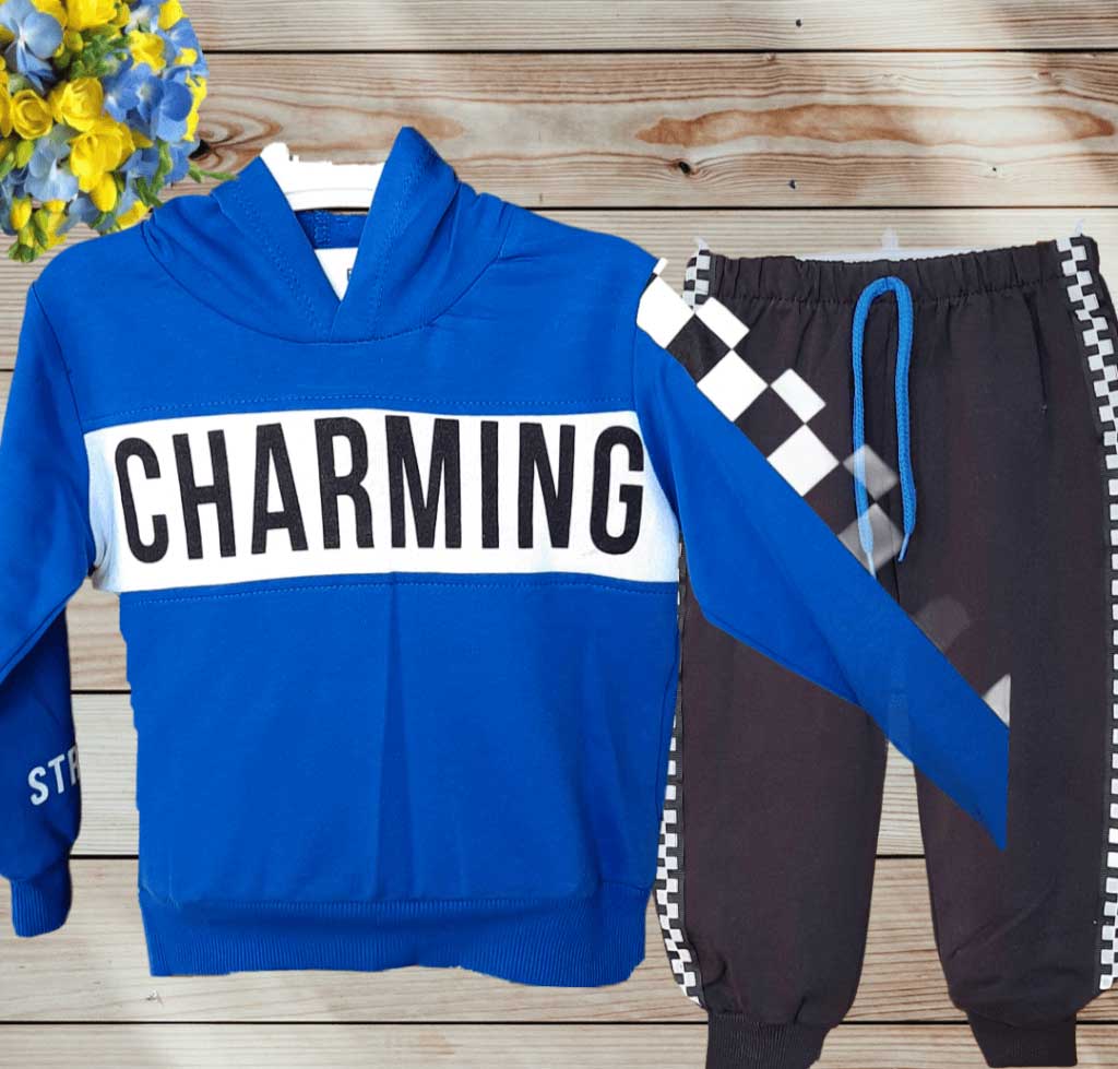 Trening bumbac baieti 2 piese "Charming"