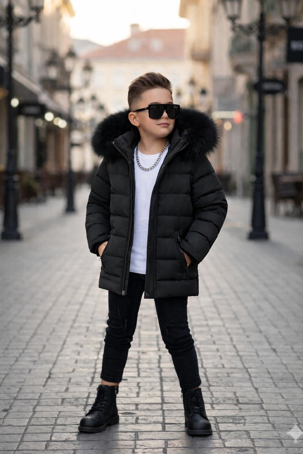 Geaca de Iarna, Imblanita, pentru Baieti, Mathias