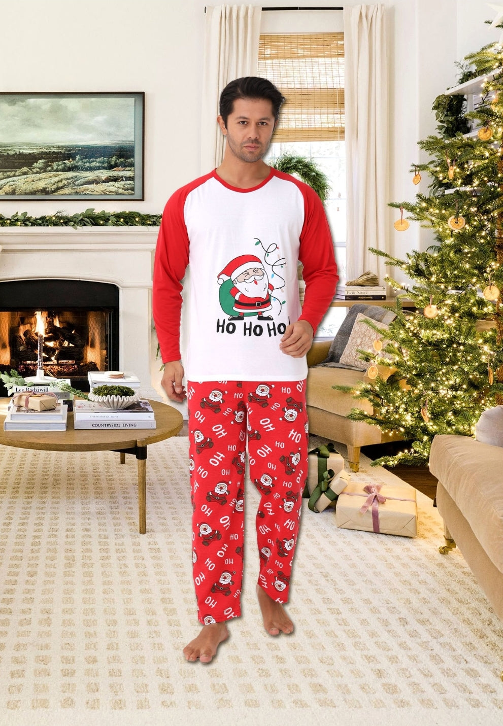 Pijamale de Craciun, pentru Barbati, Ho Ho Ho