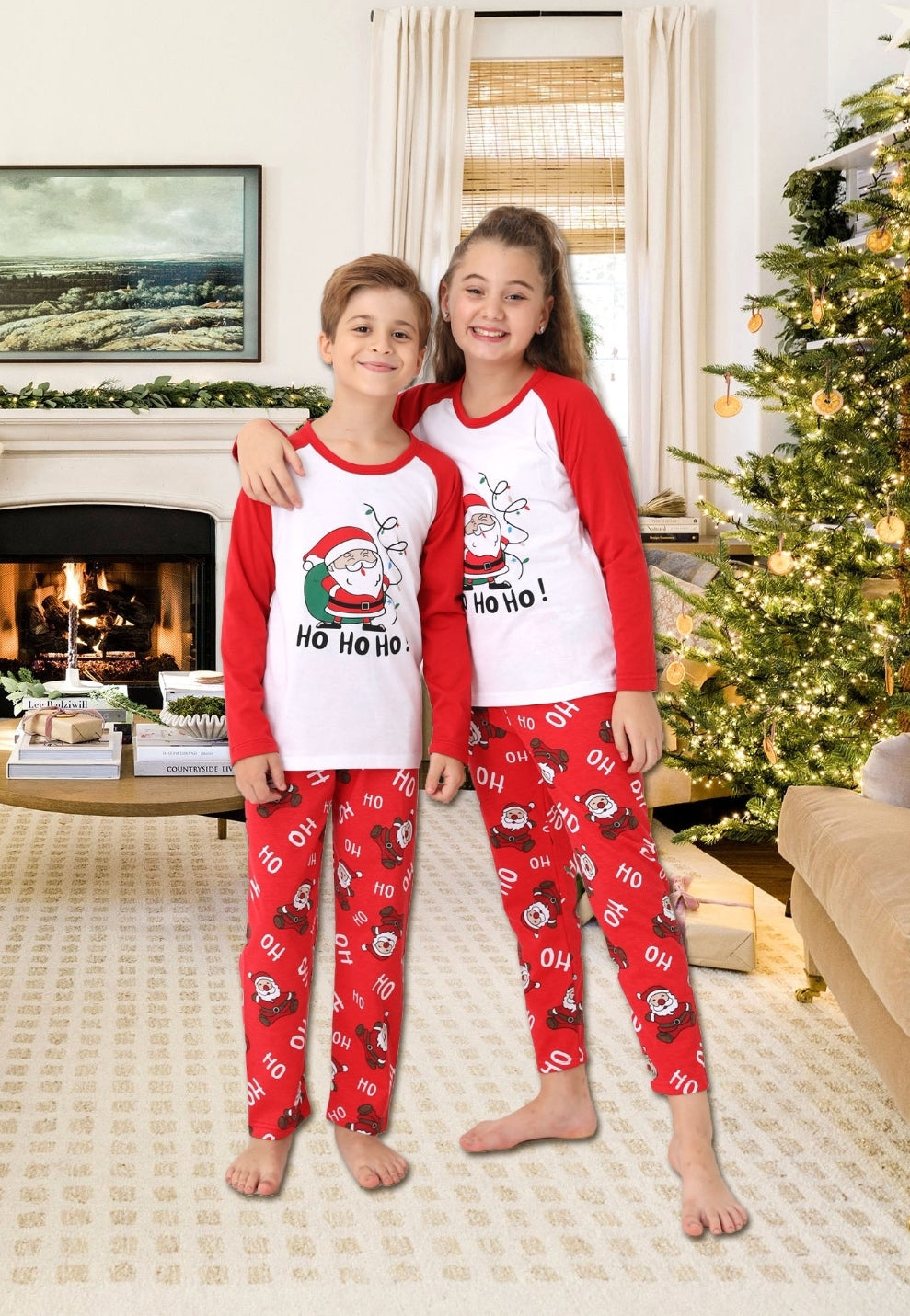 Pijamale de Craciun, pentru Copii, Ho Ho Ho