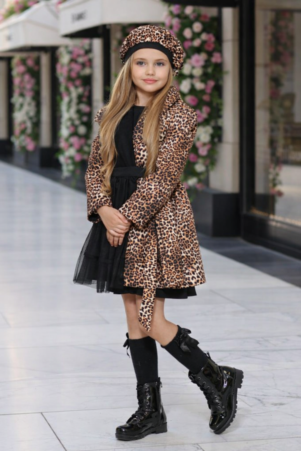 Set Rochita si Pardesiu Animal Print, Kassandra